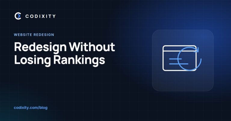 How to Redesign Your Website Without Losing SEO (Small Business Checklist for 2026)