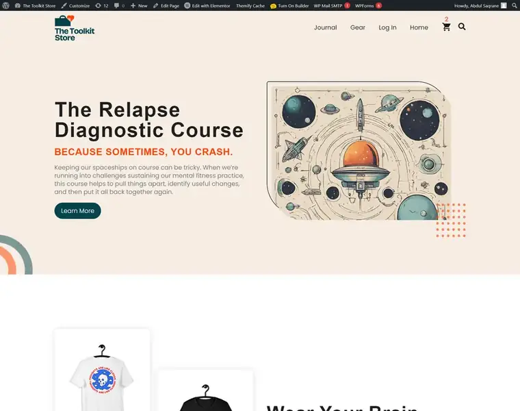 The Toolkit Store lms designed by Codixity