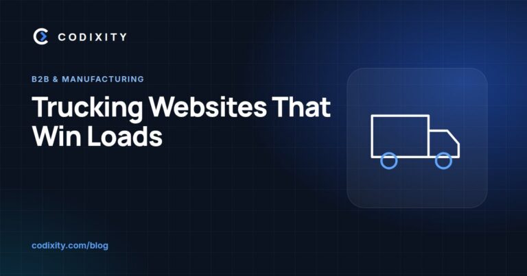 Trucking Company Website Design: How to Win Shippers and Recruit Drivers (2026 Guide)